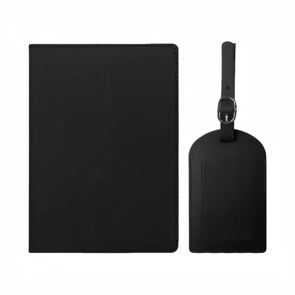 PU Leather Passport Holder and Luggage Tag Set 8