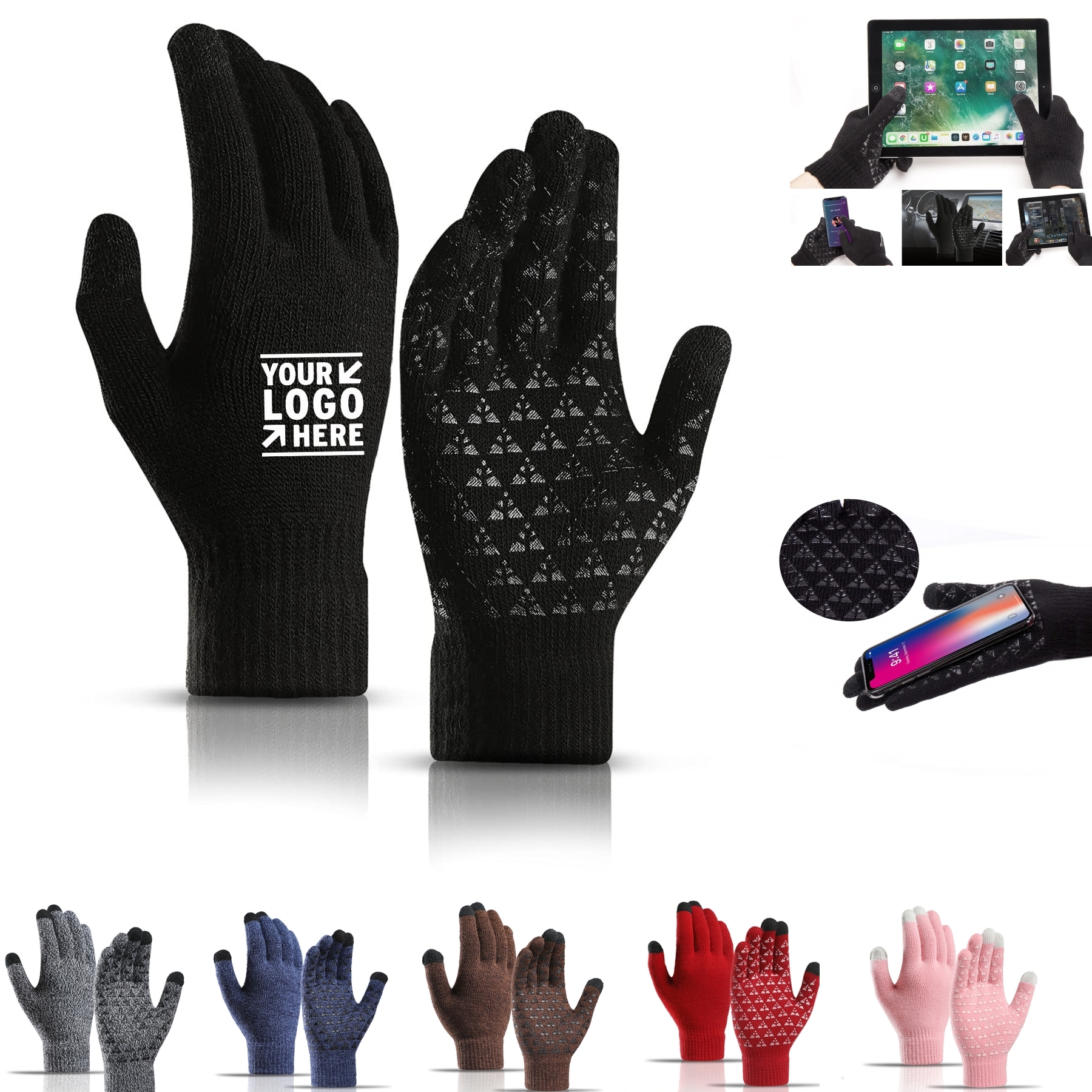 Knitted Touchscreen Gloves 3