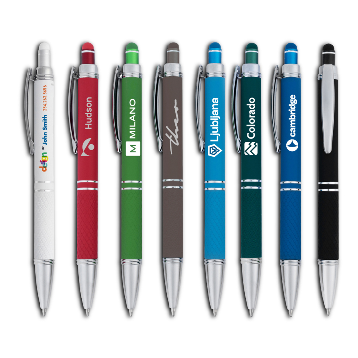 Hope Stylus Satin Soft Touch Click Metal Pen
