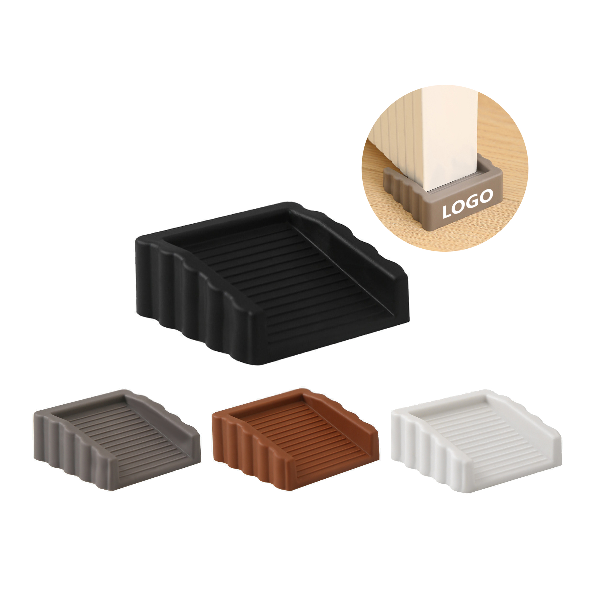 Rubber Door Stopper Wedge for Floor Grip 2