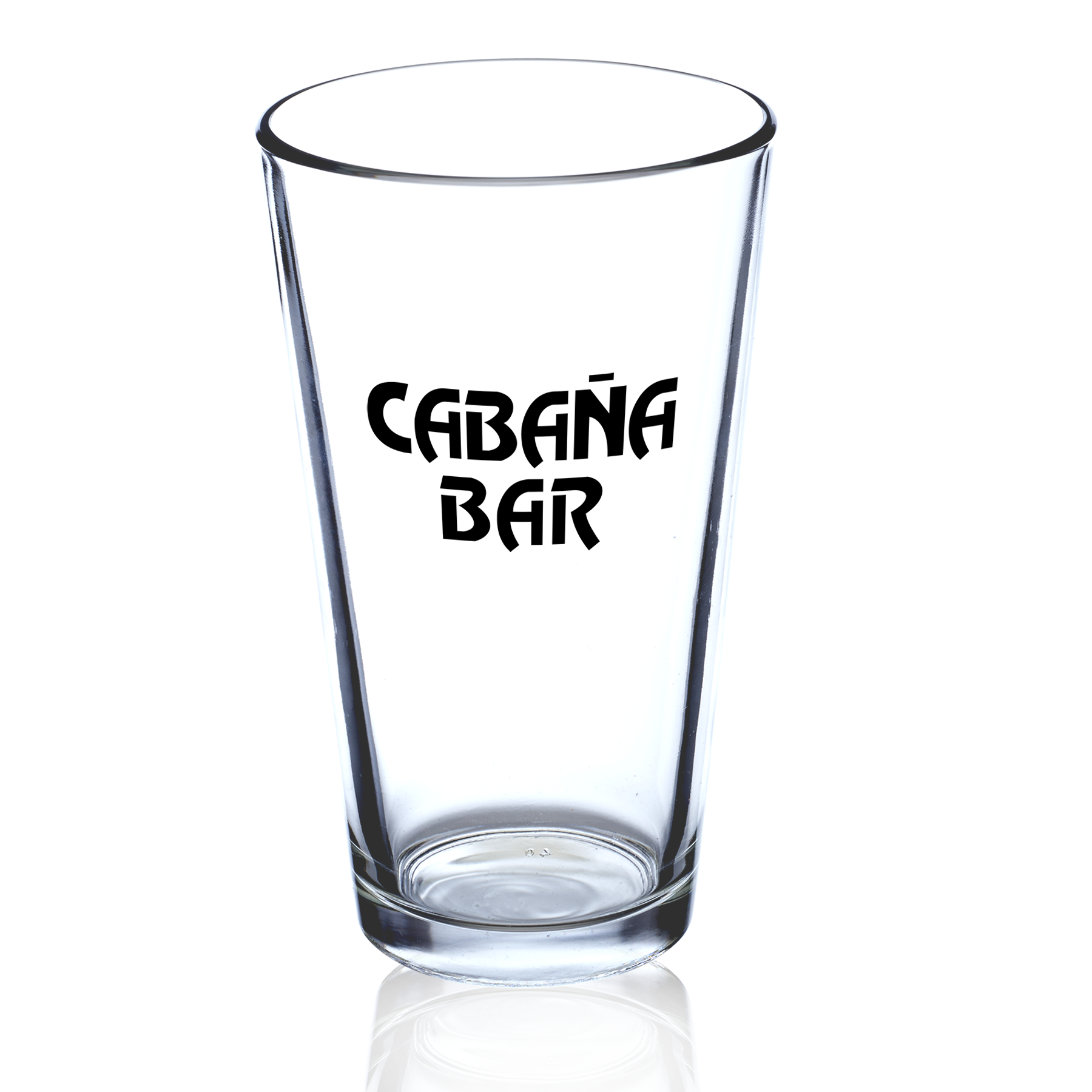 16 Oz. Plymouth Pint Glass, custom glassware with logo imprint 6