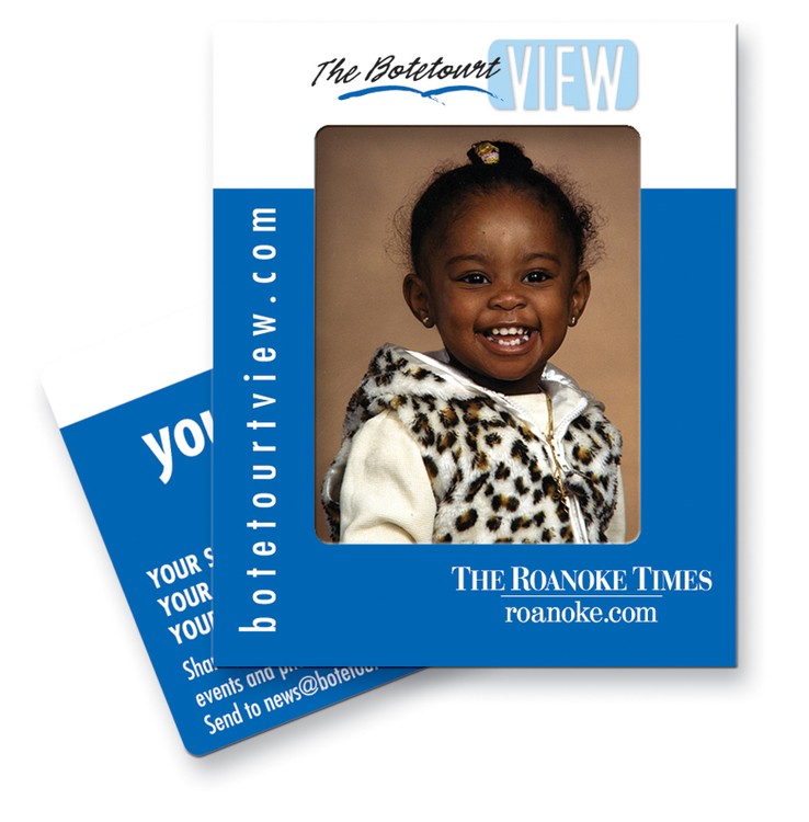 30 Mil Rectangle Center Picture Frame Magnet - Full Color 3