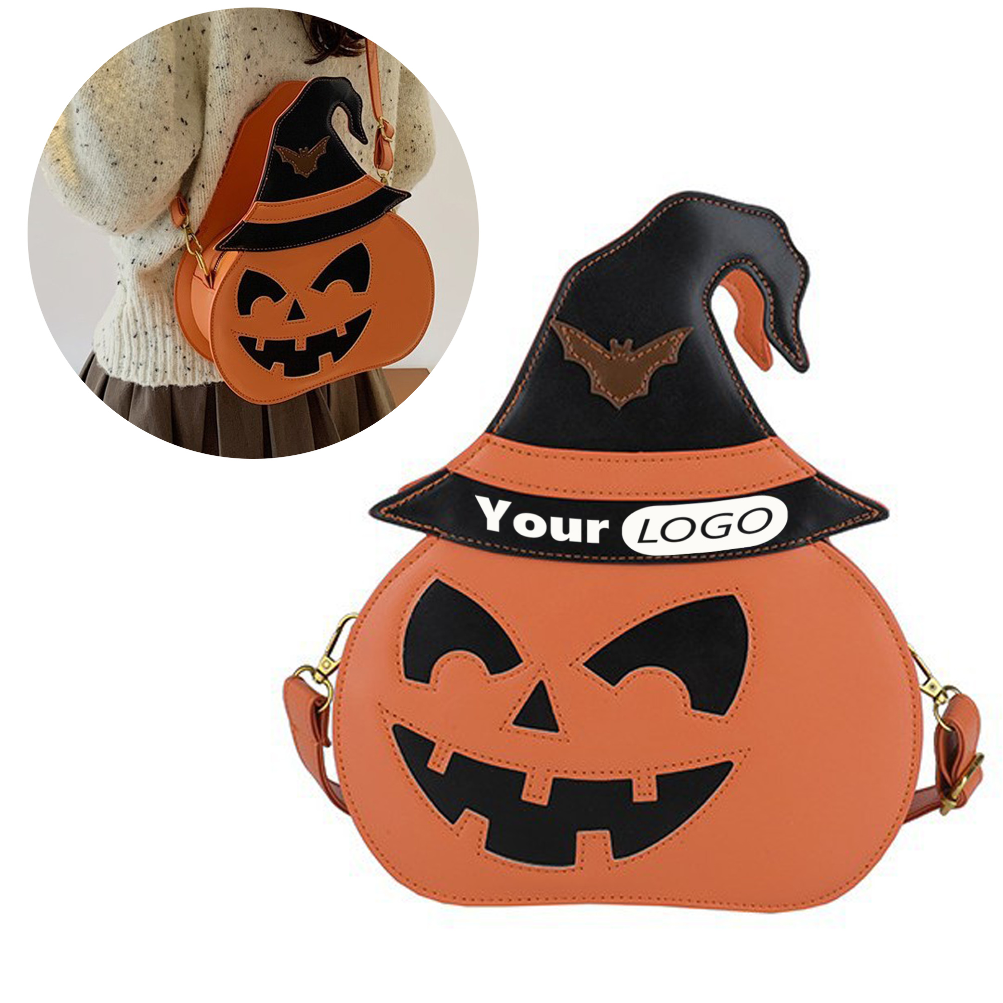 Halloween Pumpkin Crossbody Bag 3