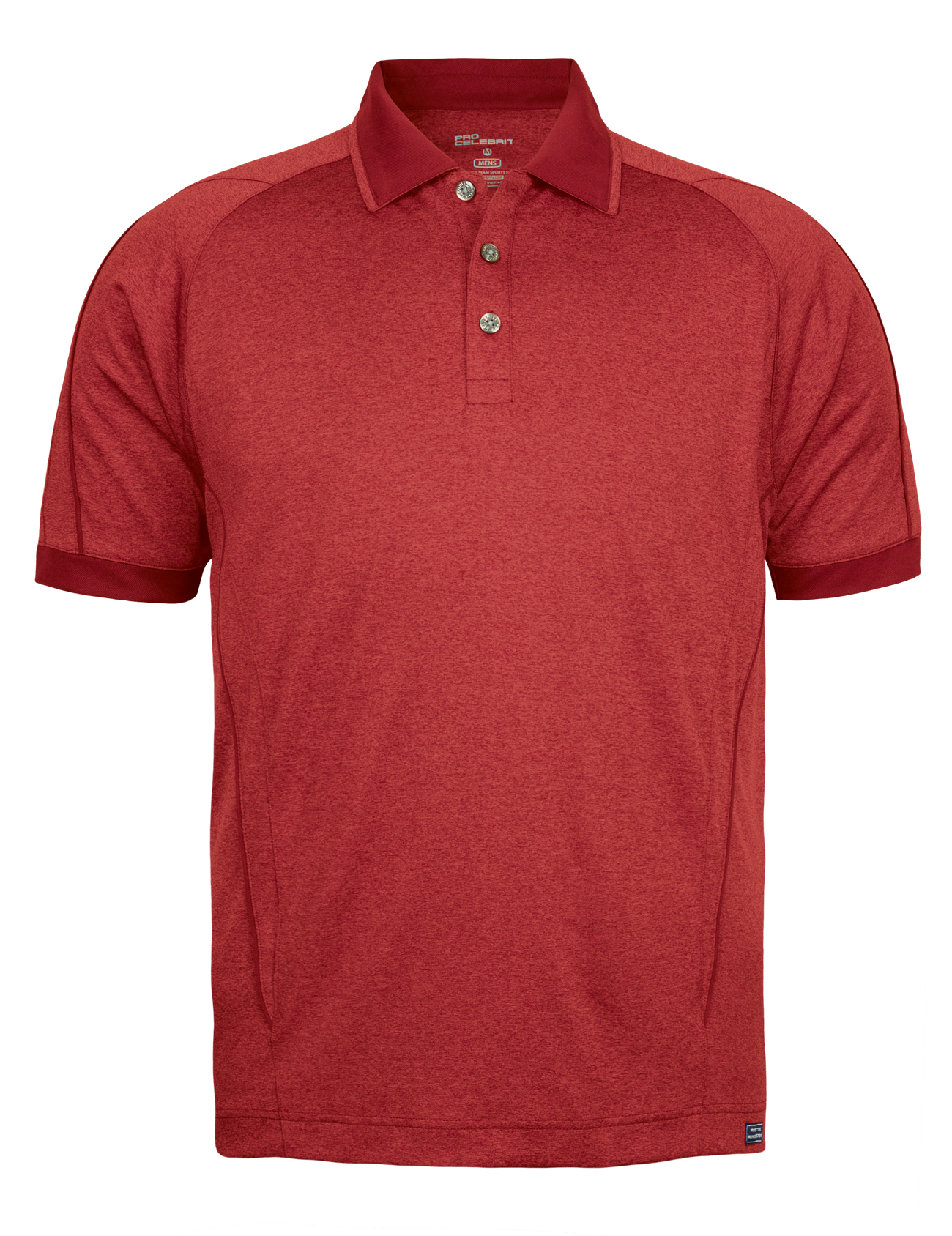 Men's Heathaway Micro Double Dye Knit Polo Shirt 3