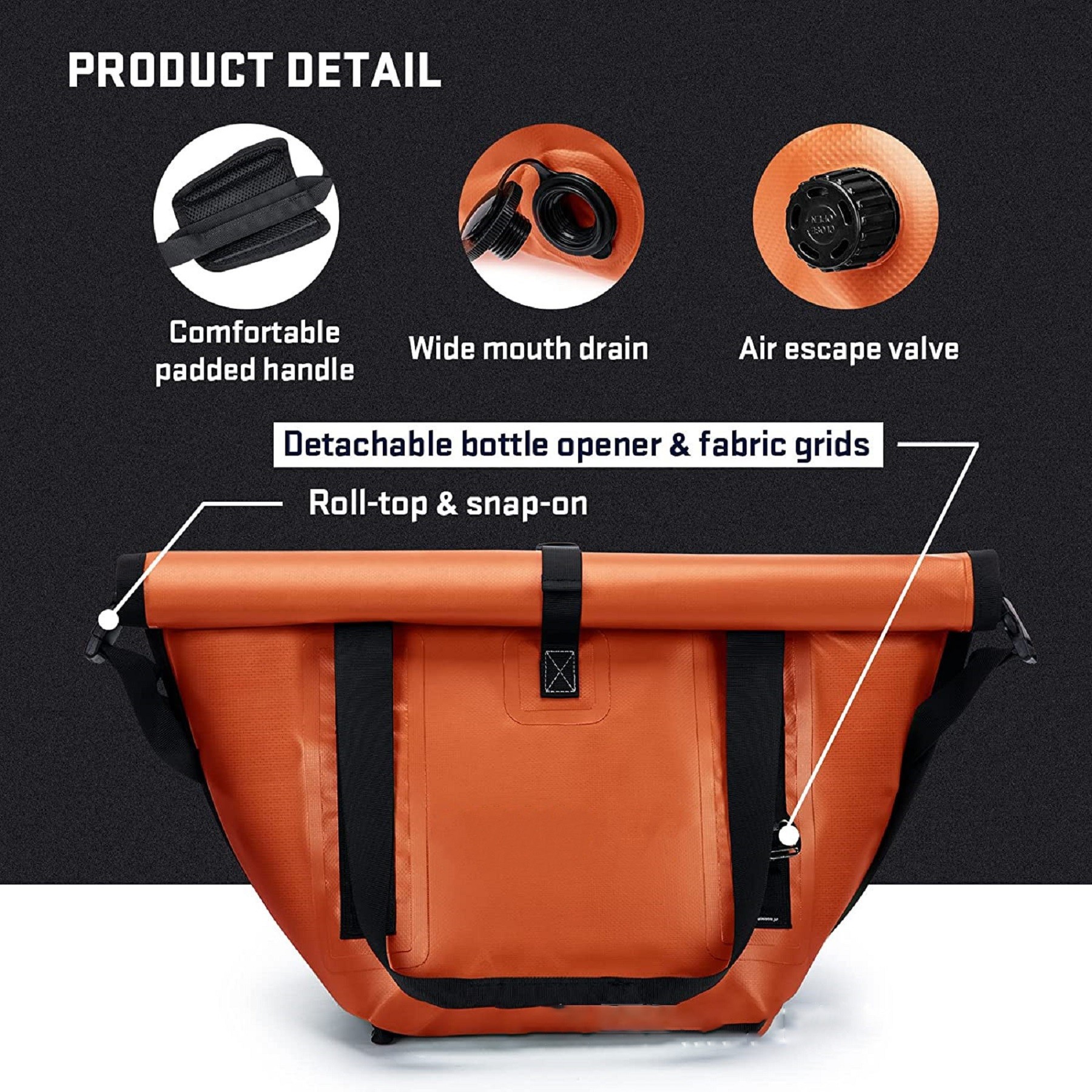 Insulated Fishing Cooler Bag 28 Cans 4