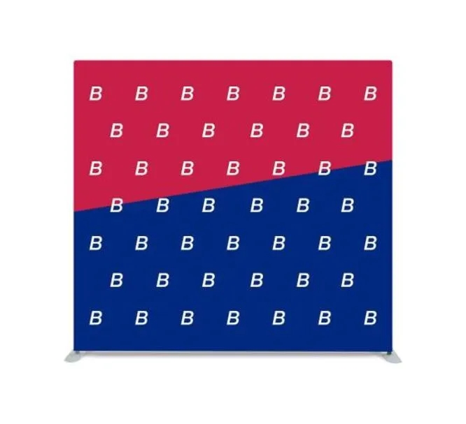 8ft x 8ft Step and Repeat Straight Pillow Case Backdrop 5