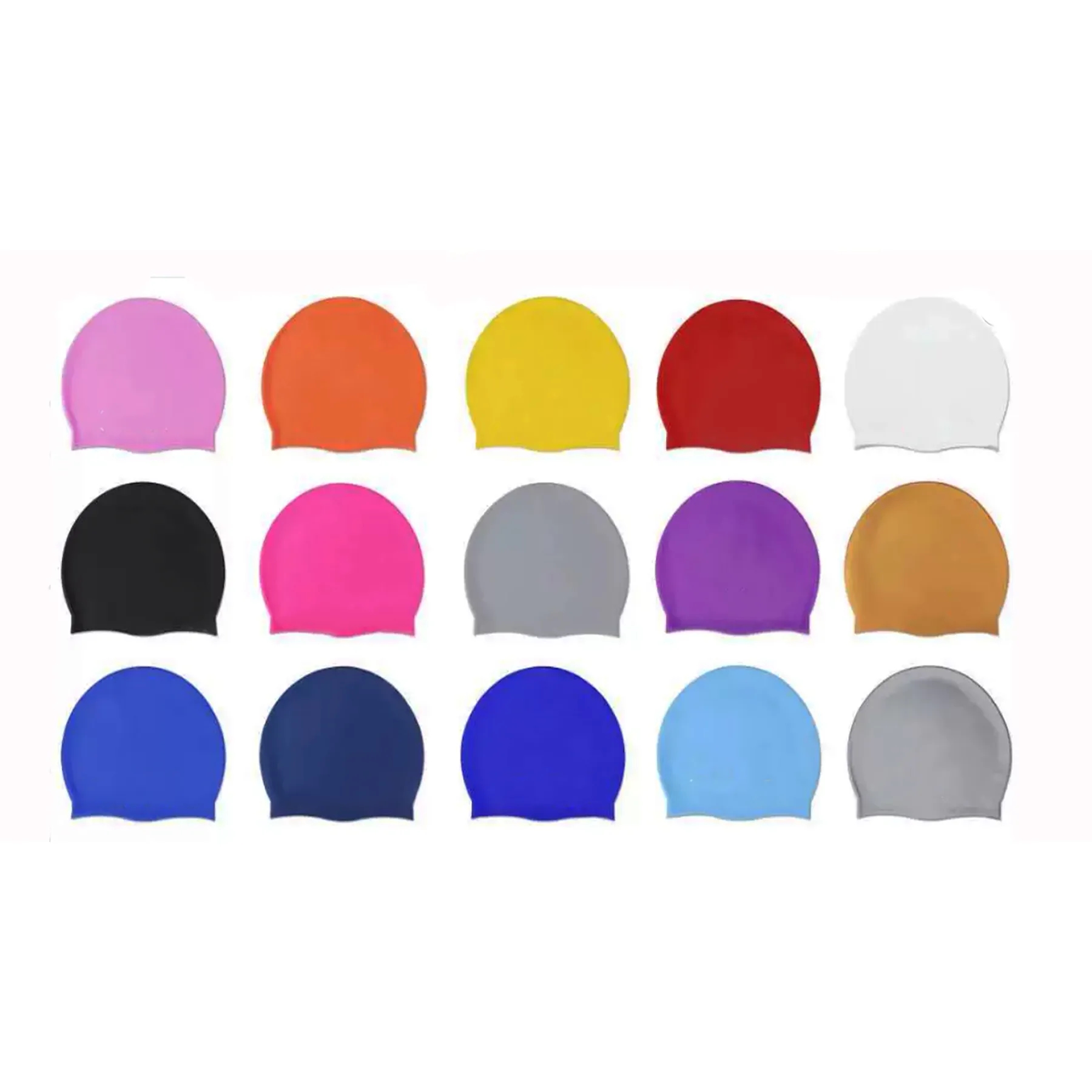 Adult Silicone Swim Cap 2