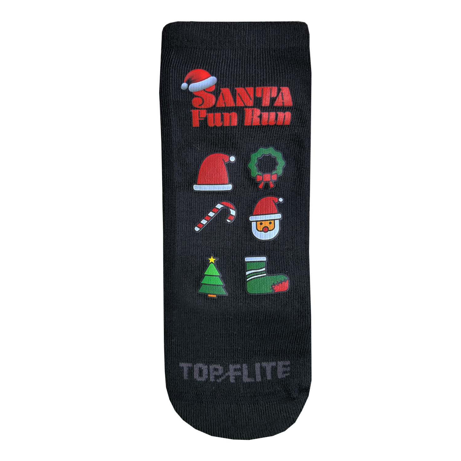 Top Flite Men's No Show Cushion Runners Socks with Oversized DTF 3