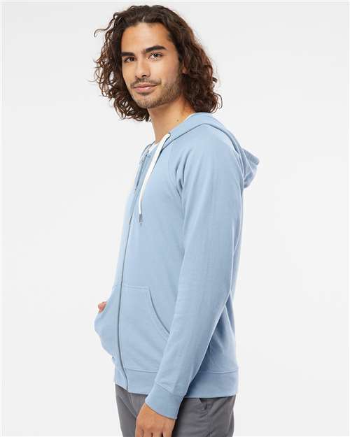 Unisex Icon Lightweight Loopback Terry Full-Zip Hooded Sweatshirt - SS1000Z 35