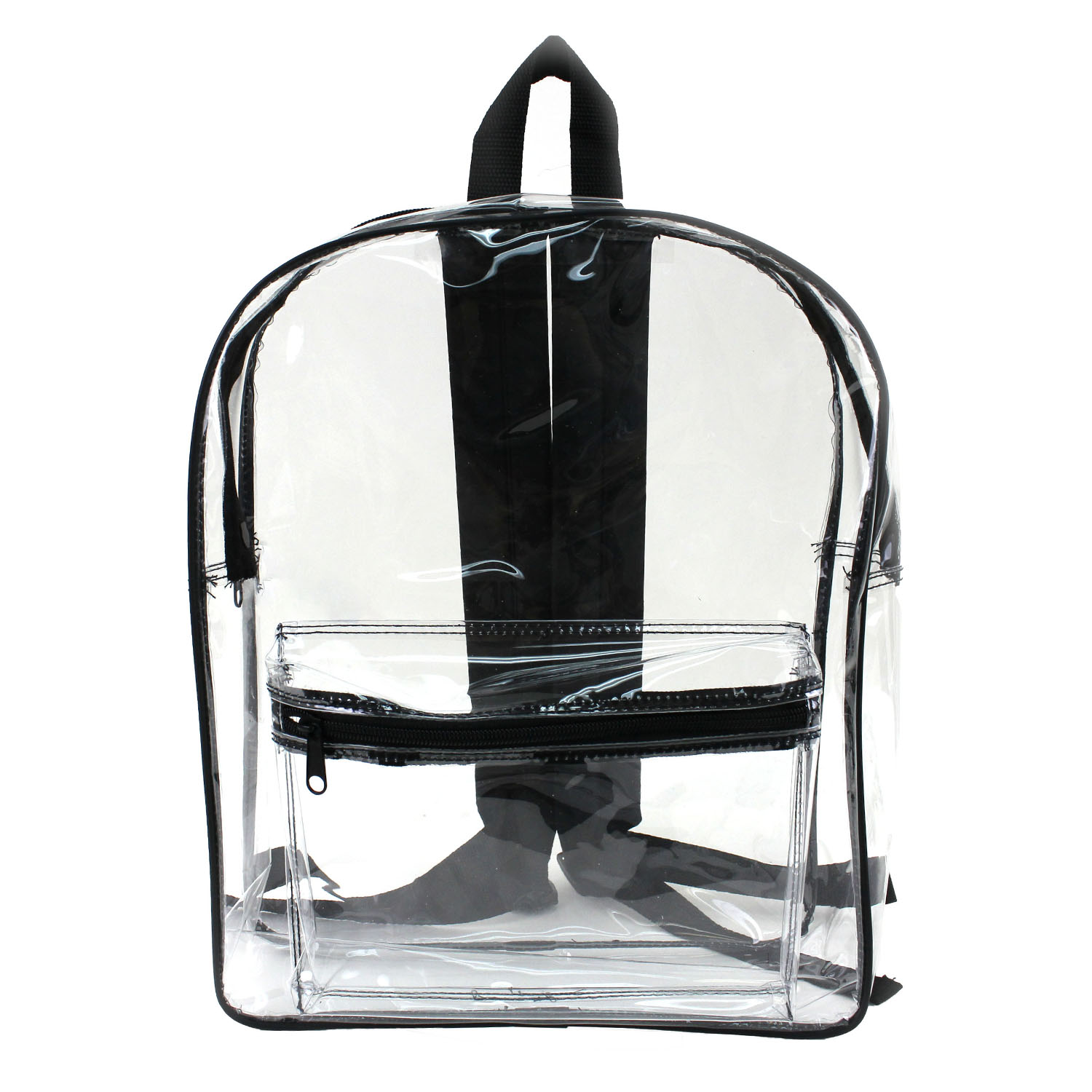 New & Improved Clear Zipper Backpack 3