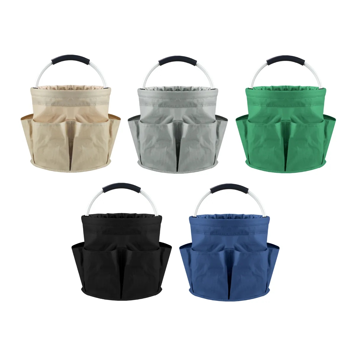 Collapsible Storage Caddy Multi-Use Organizer Tote Basket 2