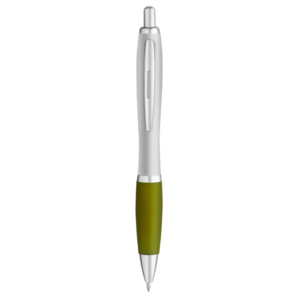 Curvaceous Matte Silver Ballpoint 10