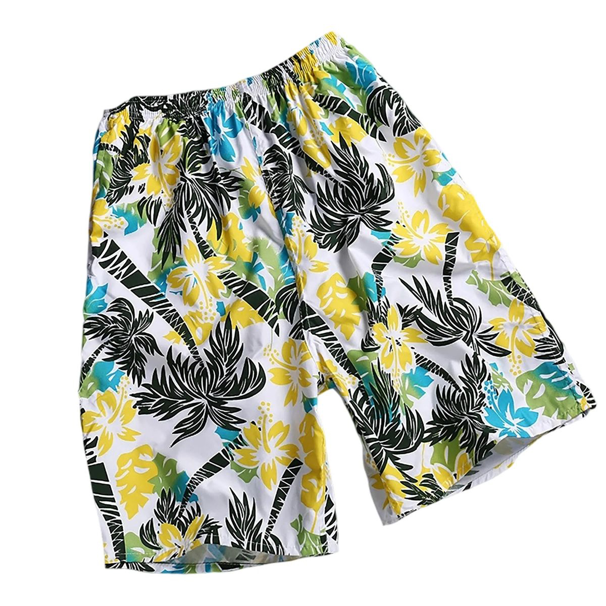 Polyester Beach Shorts with Adjustable Drawstring Waist 1
