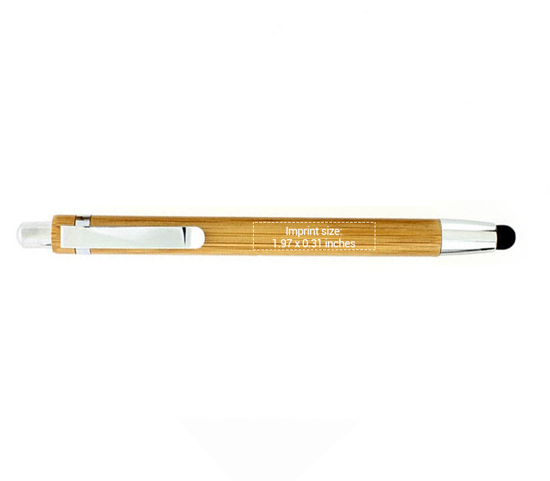 Eco-friendly Bamboo Pen With Stylus 3