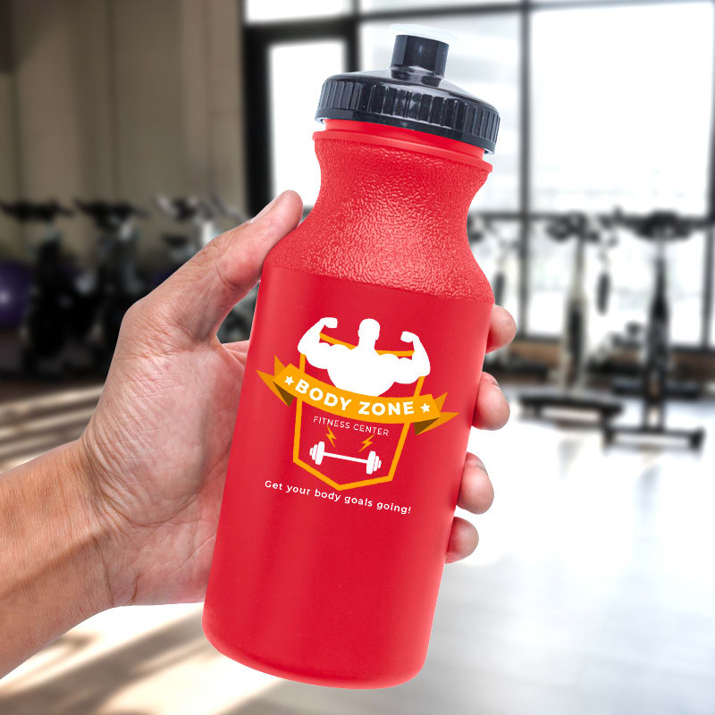 20 Oz Push Cap Sports Water Bottles 7