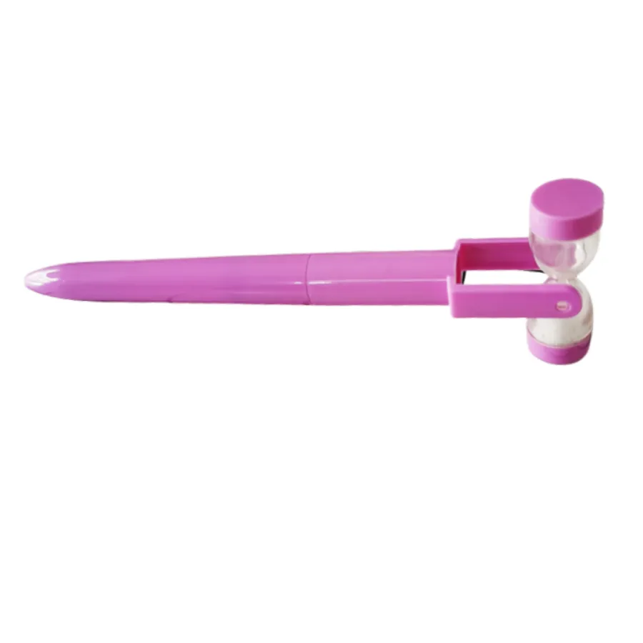 Plastic Hourglass Spinner Ballpoint Pen 3