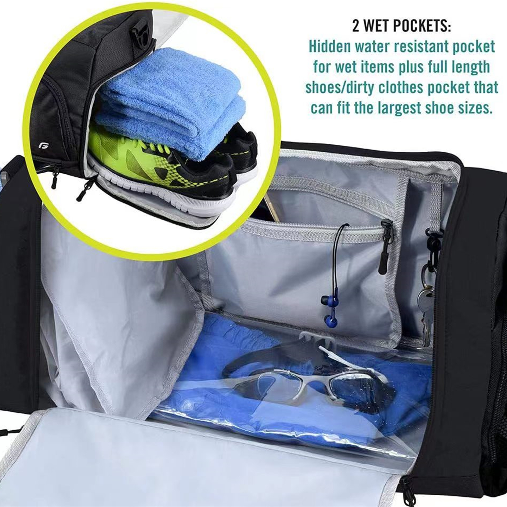 Mens Sports Gym Duffle Bag 2