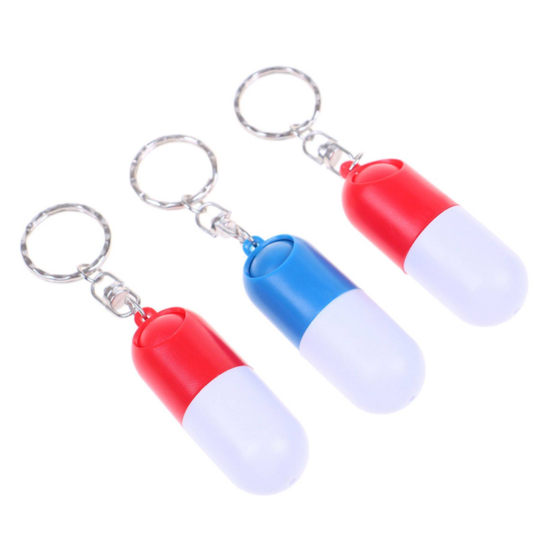 Portable Mini Pill Box Keychain 3