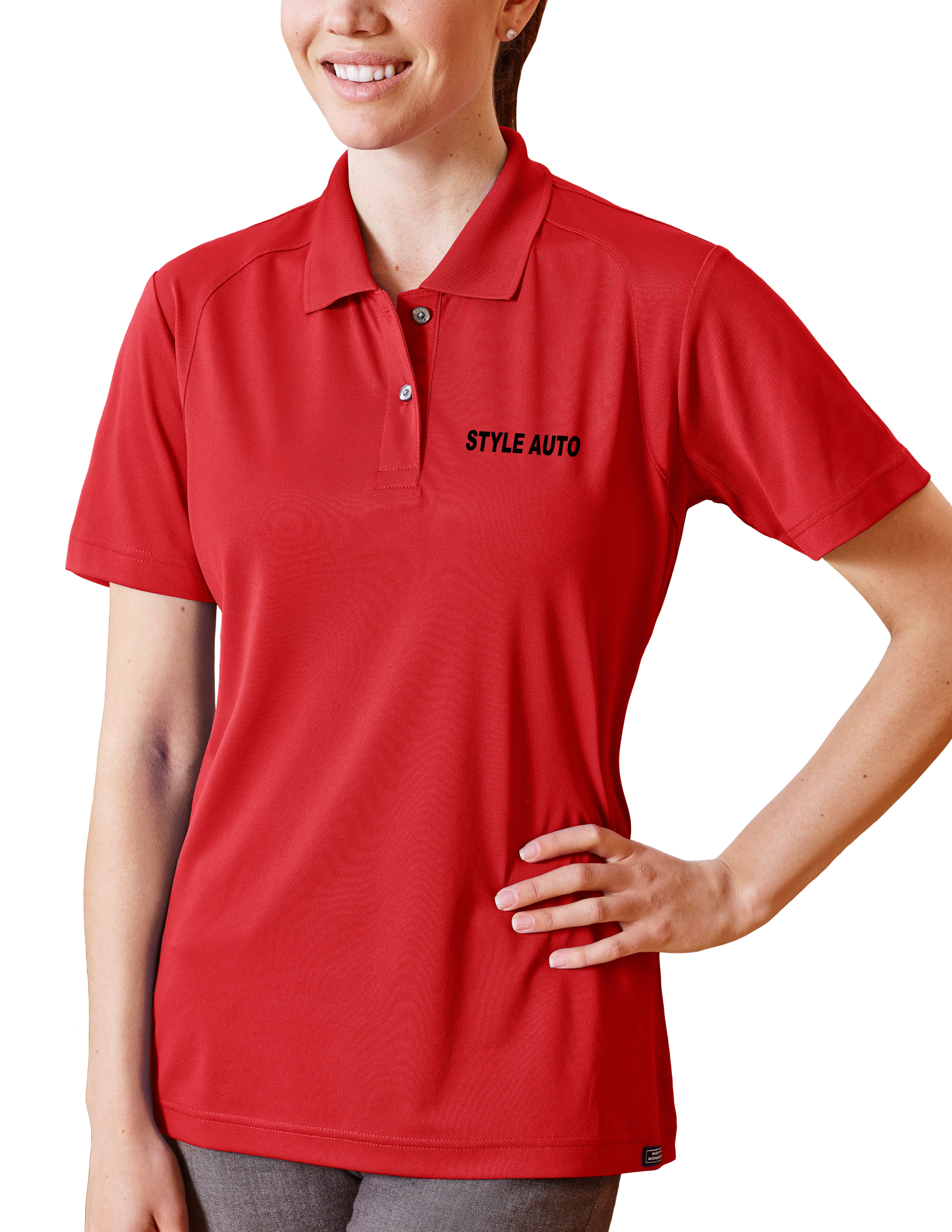 Ladies' Style-Auto Hybrid Cooler Polo Shirt 9