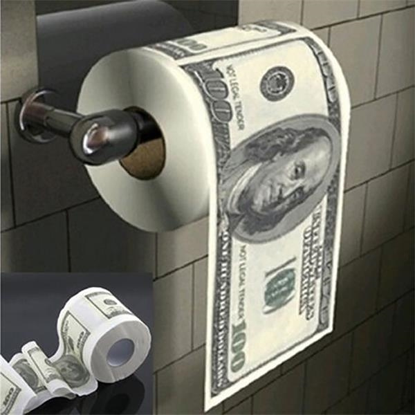 Donald Trump $100 Dollar Humor Toilet Paper 4