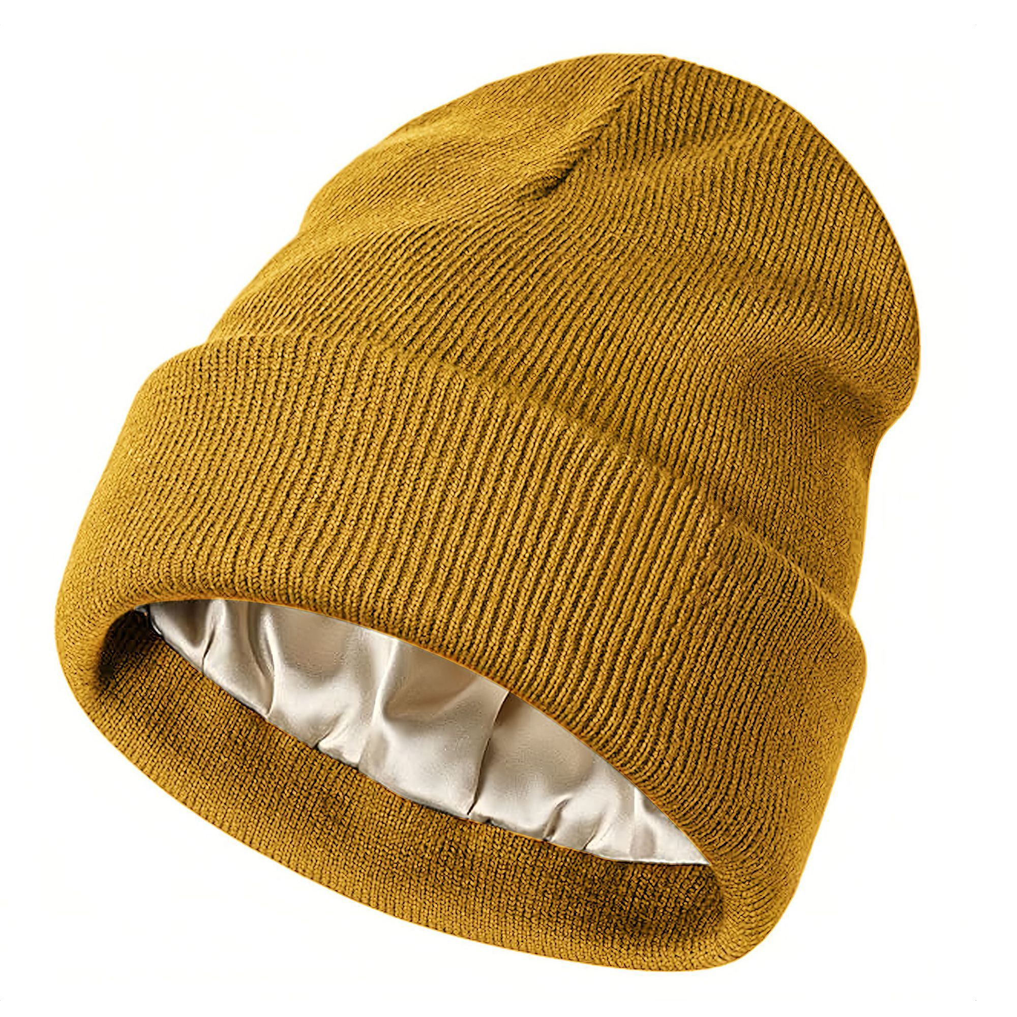 Winter Knit Cap With Smooth Lining 11