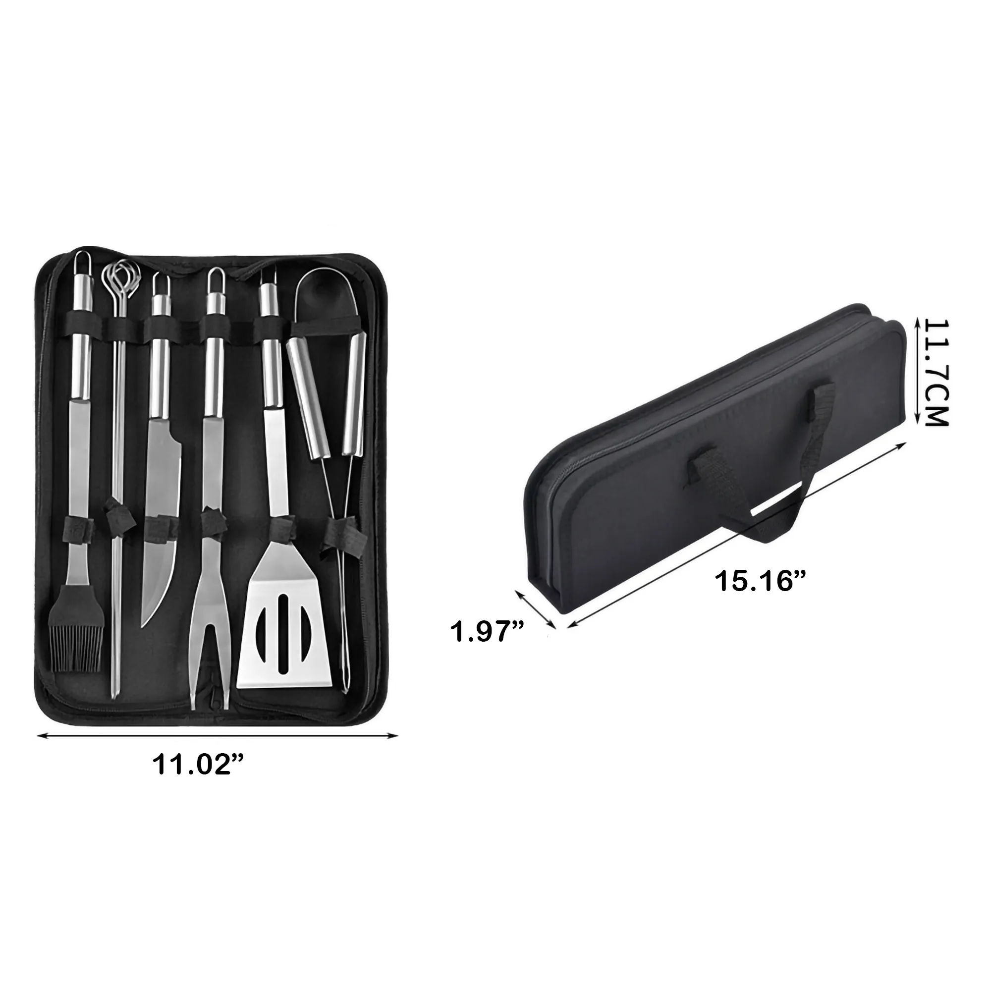 Stainless Steel BBQ Grill Accessories 9 PCS MOQ20 2