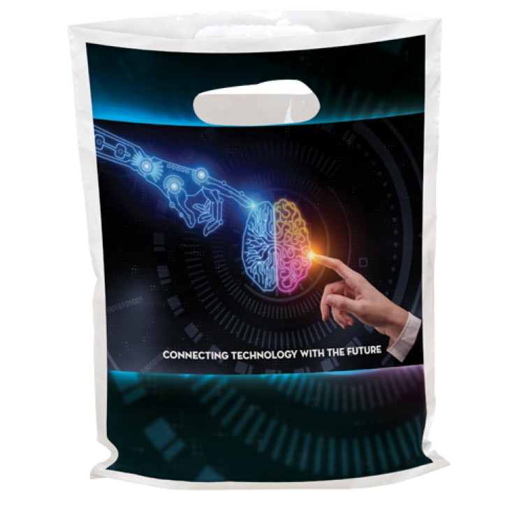 Digital Full Color 2-Sided Plastic Bag (7.5" x 9")