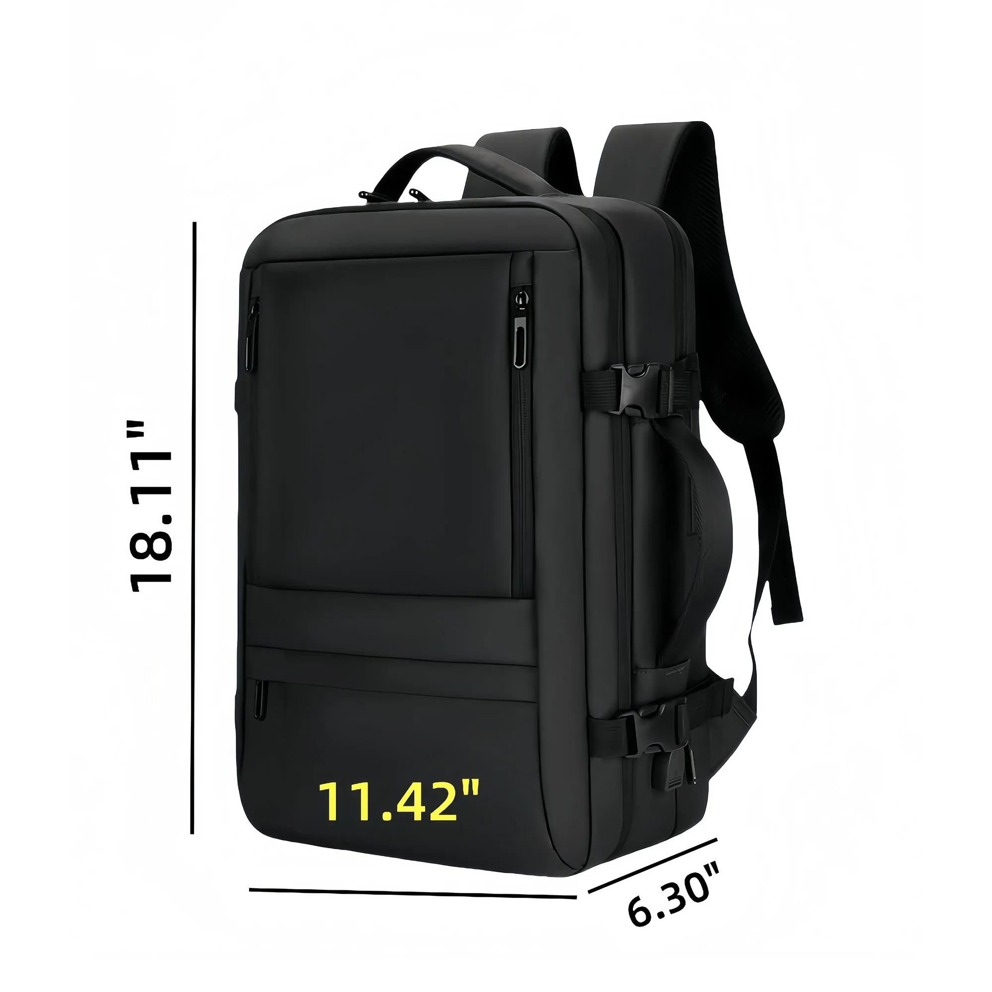 Large Capacity Multi Compartment Oxford Laptop Backpack 8