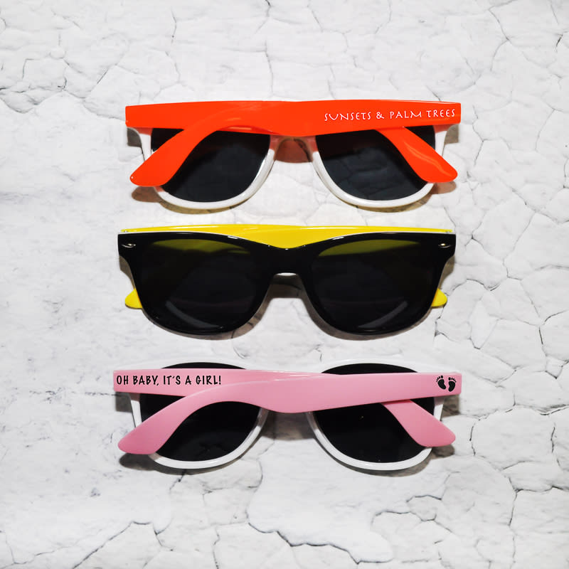 Custom Two Tone Plastic Sunglasses 26