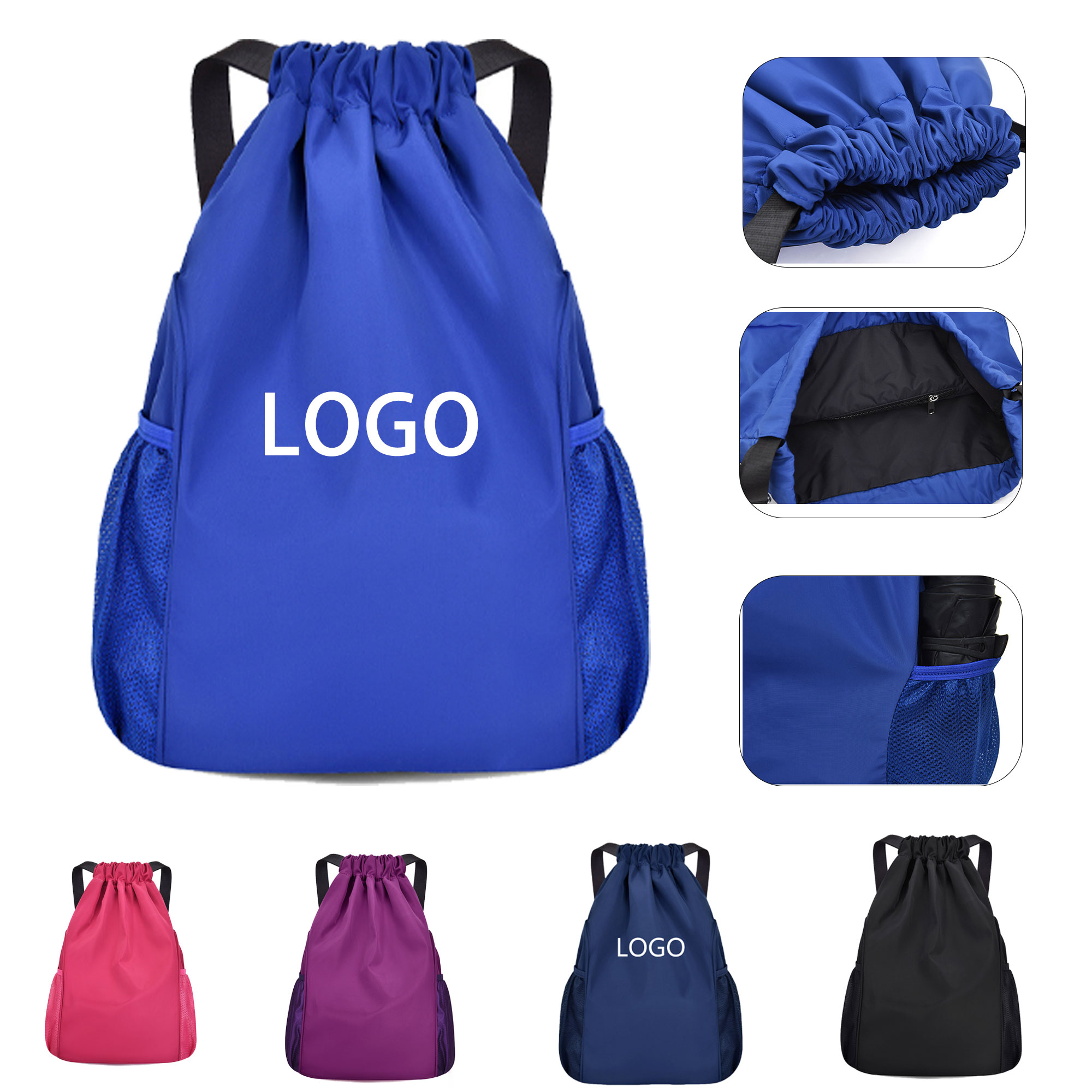 Capacity Outdoor Sports Drawstring Backpack 6