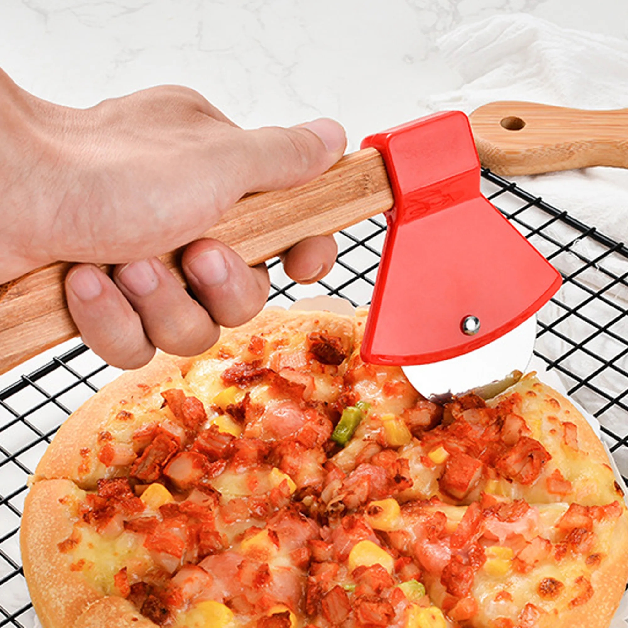Stainless Steel Pizza Cutter 6