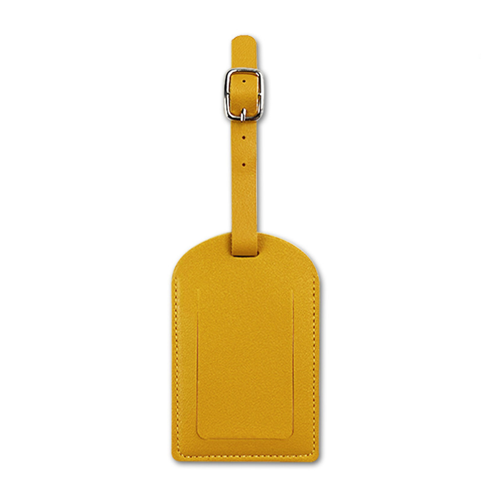 Debossed PU Leather Luggage Bag Tags 11