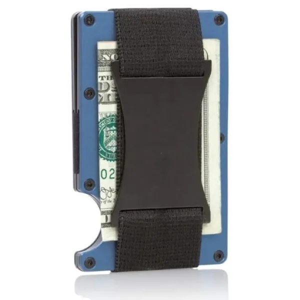 RFID Blocking Aluminum Wallet for Credit Cards 2