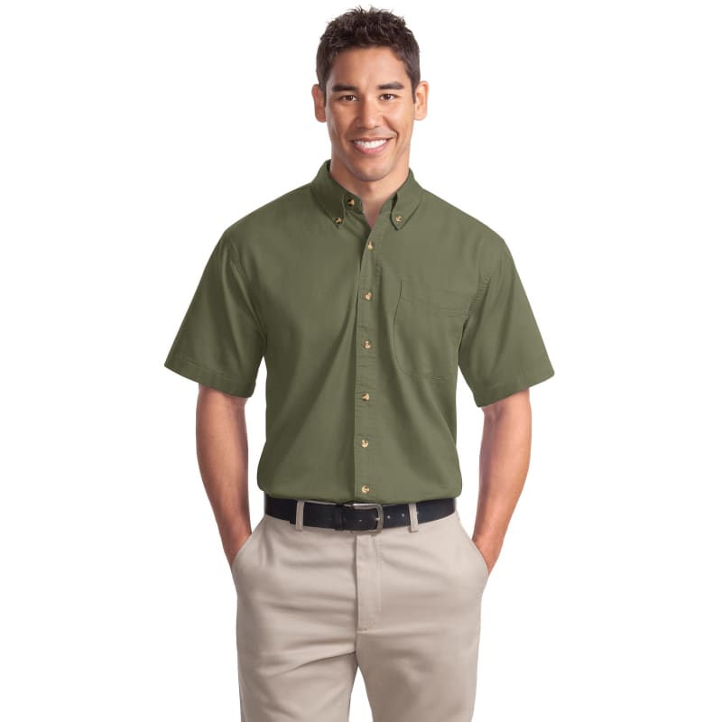 Port Authority Short Sleeve Twill Shirt. 15