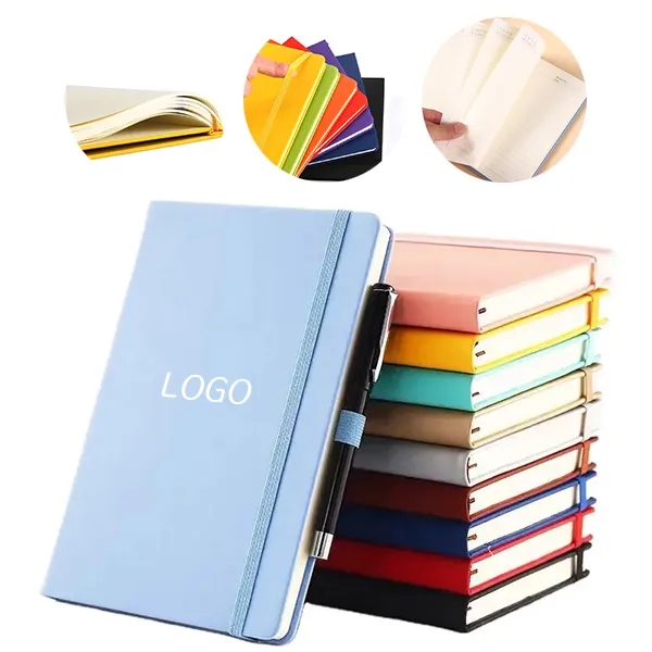 Colorful A5 Business Notebook with Pen Loop 11