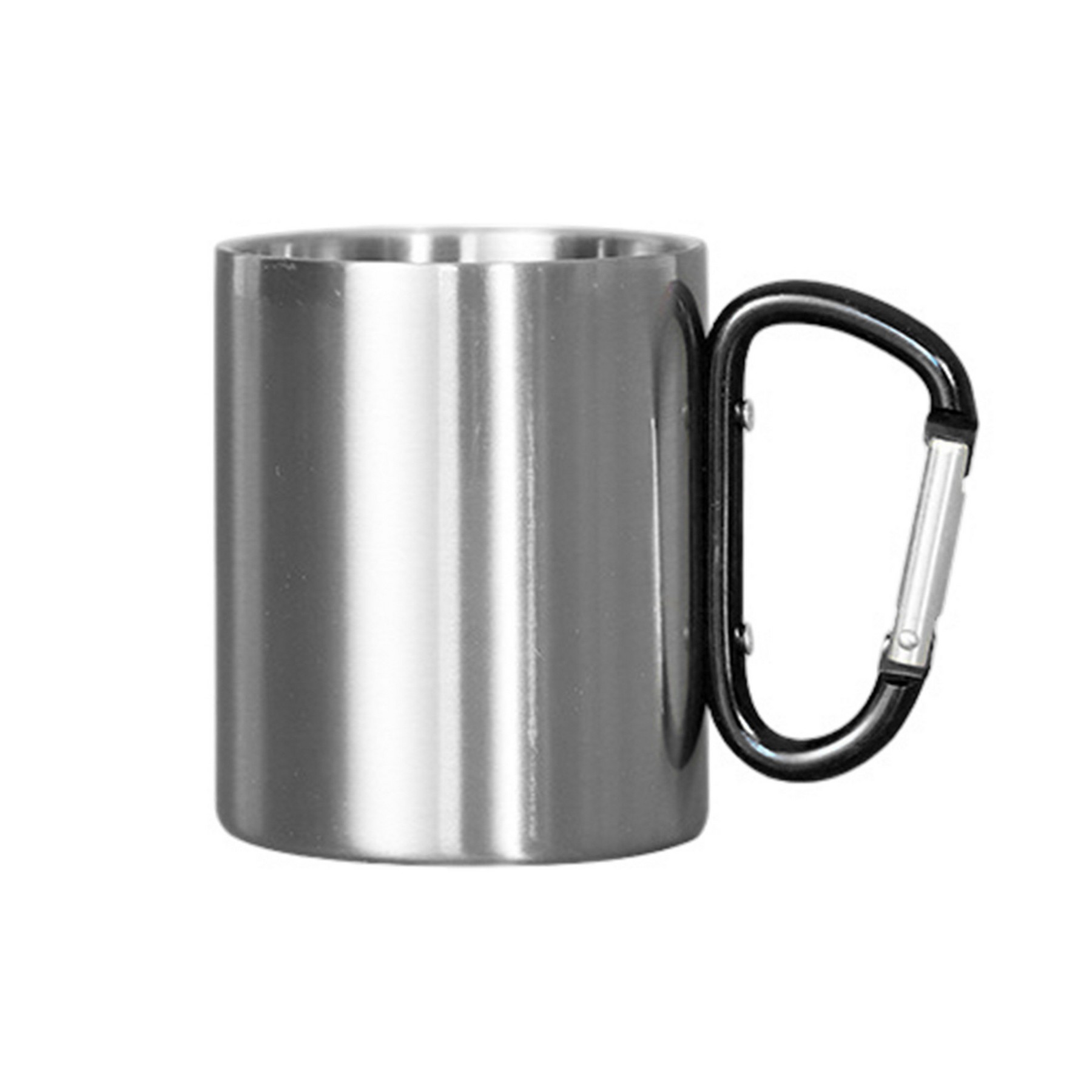 10 Oz. Stainless Steel Camping Carabiner Mugs 1