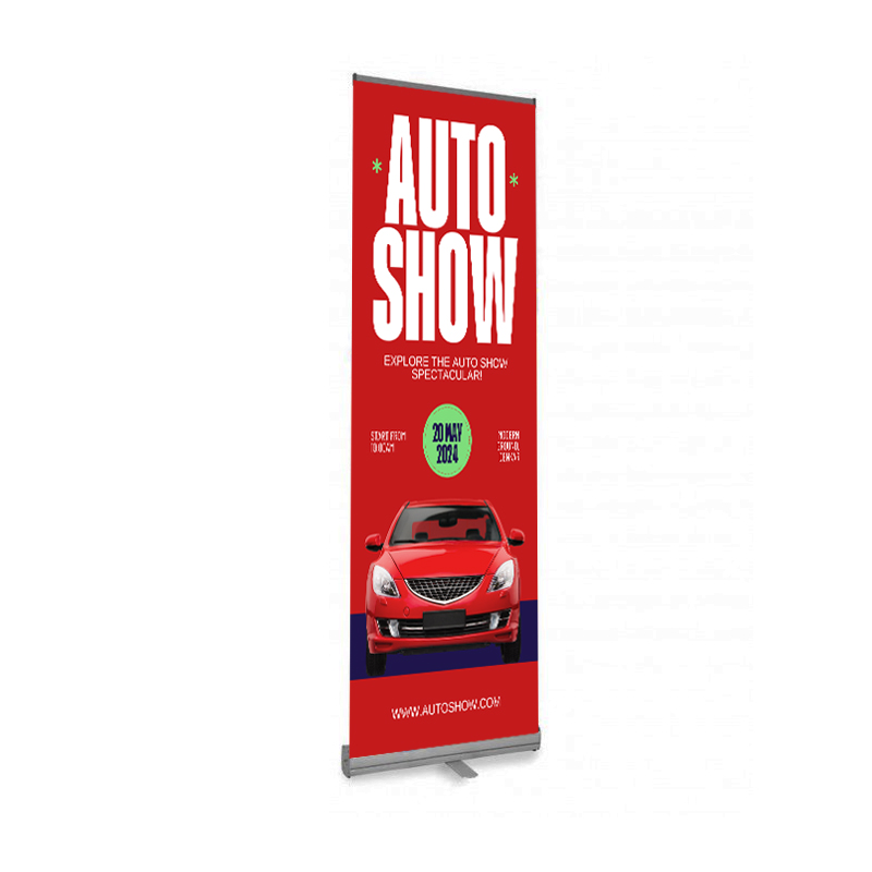 24"W x 80"H Monza™ Retractable Banner Stand Kit, Fabric 2