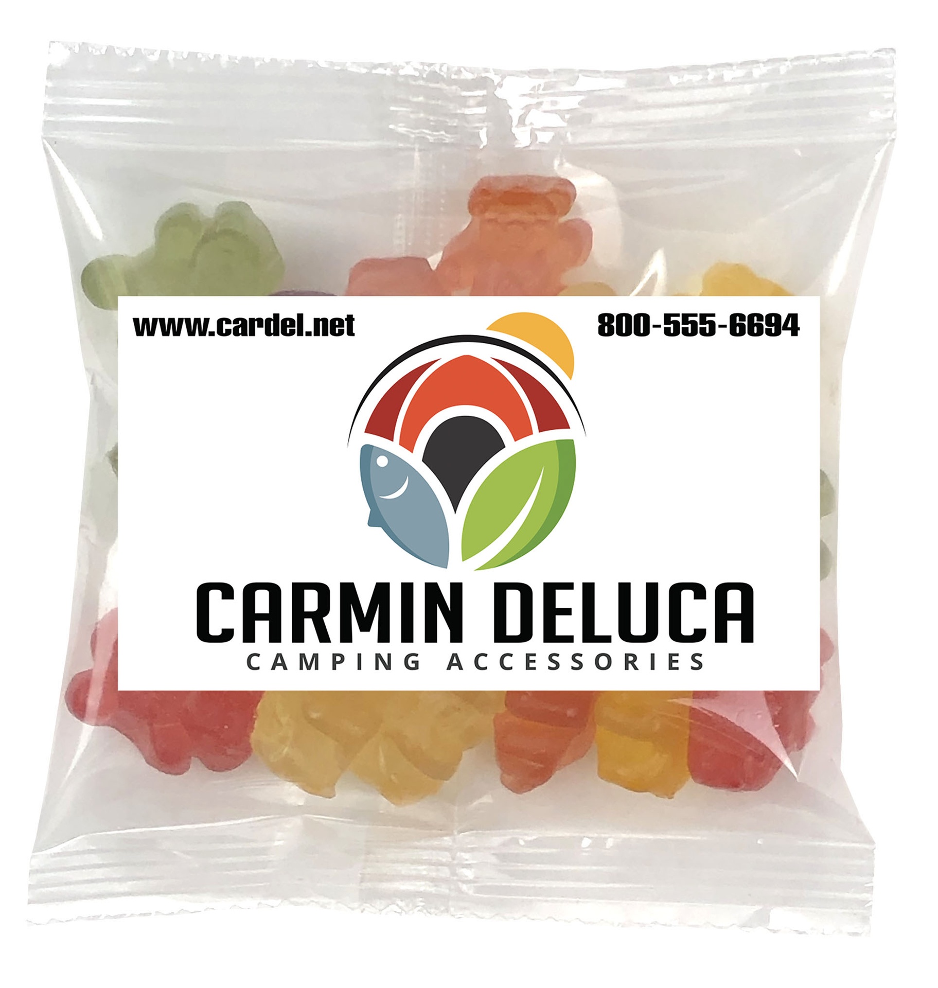 Small Snack Bag with Rectangle Magnet Standard Fill 17
