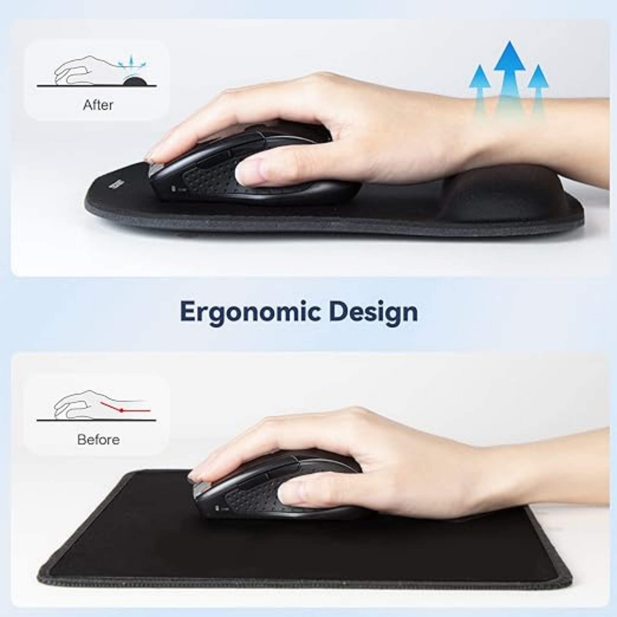 Mouse Pad With Wrist Support 4