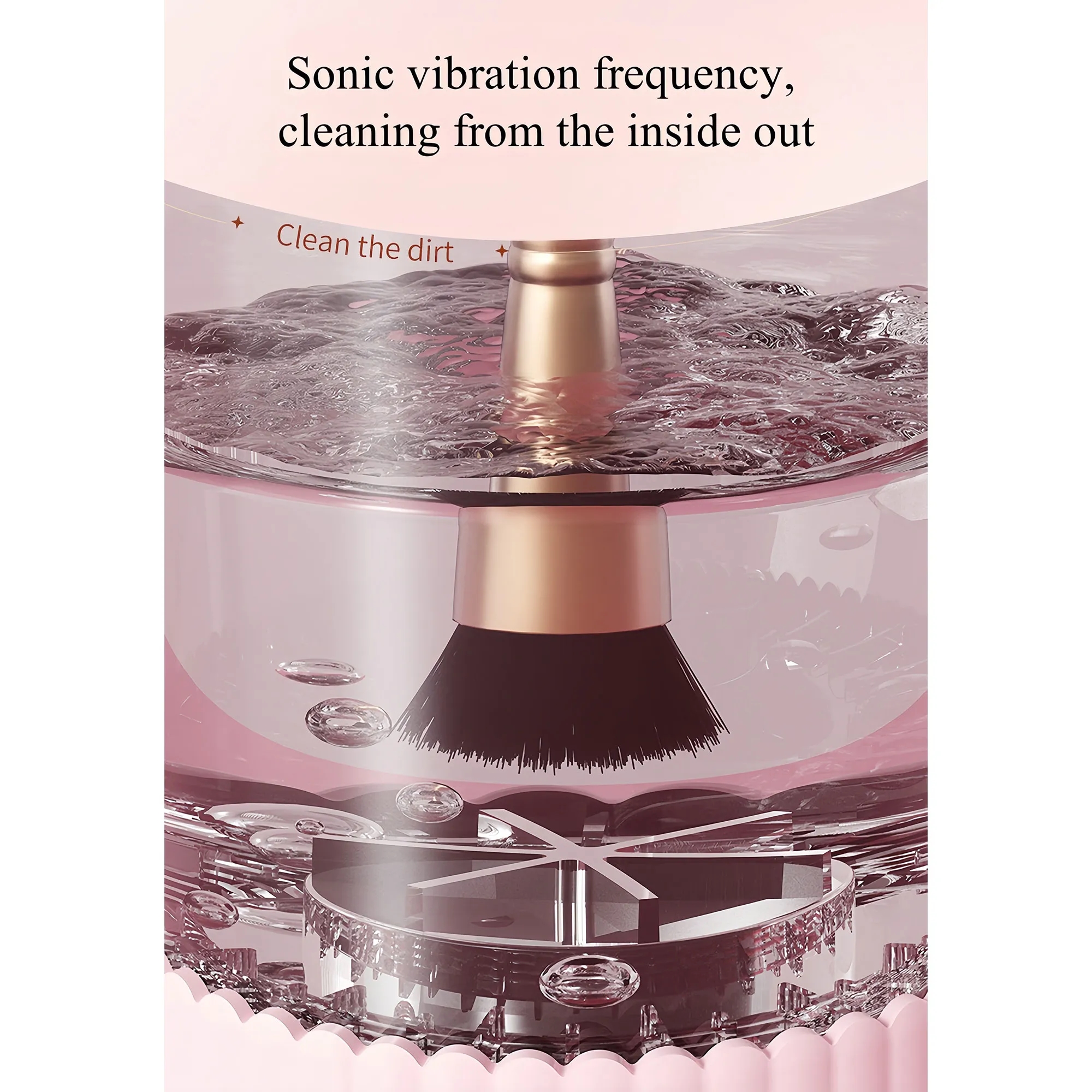 Portable Ultrasonic Makeup Brush Cleaner And Dryer 2