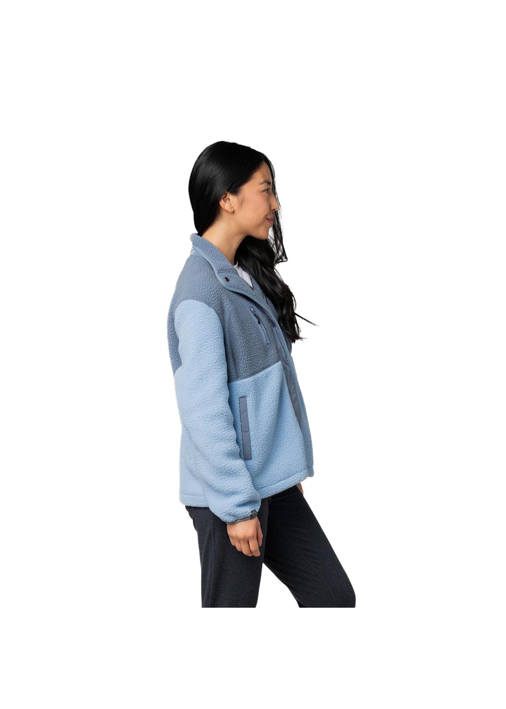 Storm Creek Women's Warm Up Colorblock Sherpa Fleece Jacket 9