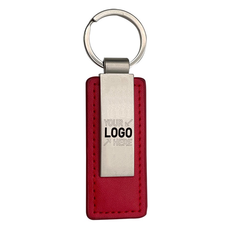 Leather metal key chain 2
