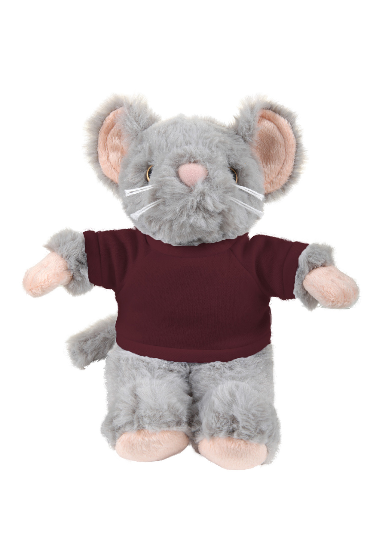 soft plush Mouse with t-shirt 3
