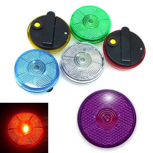 Round Blinking Light with Back Clip 1