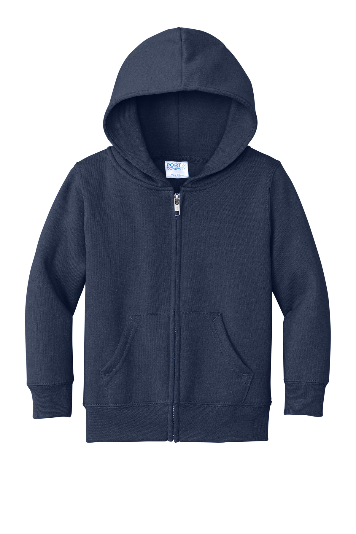 Port & Co Toddler Core Fleece Full-Zip Hooded Sweatshirt. CAR78TZH 21