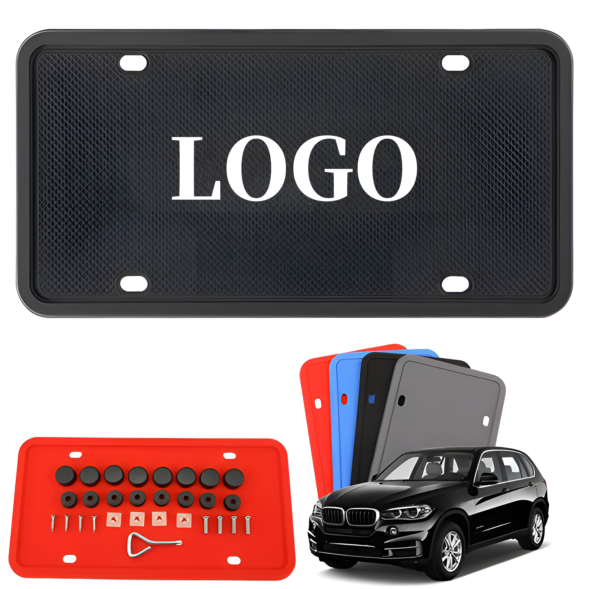 Silicone Rust Proof License Plate Frame 3