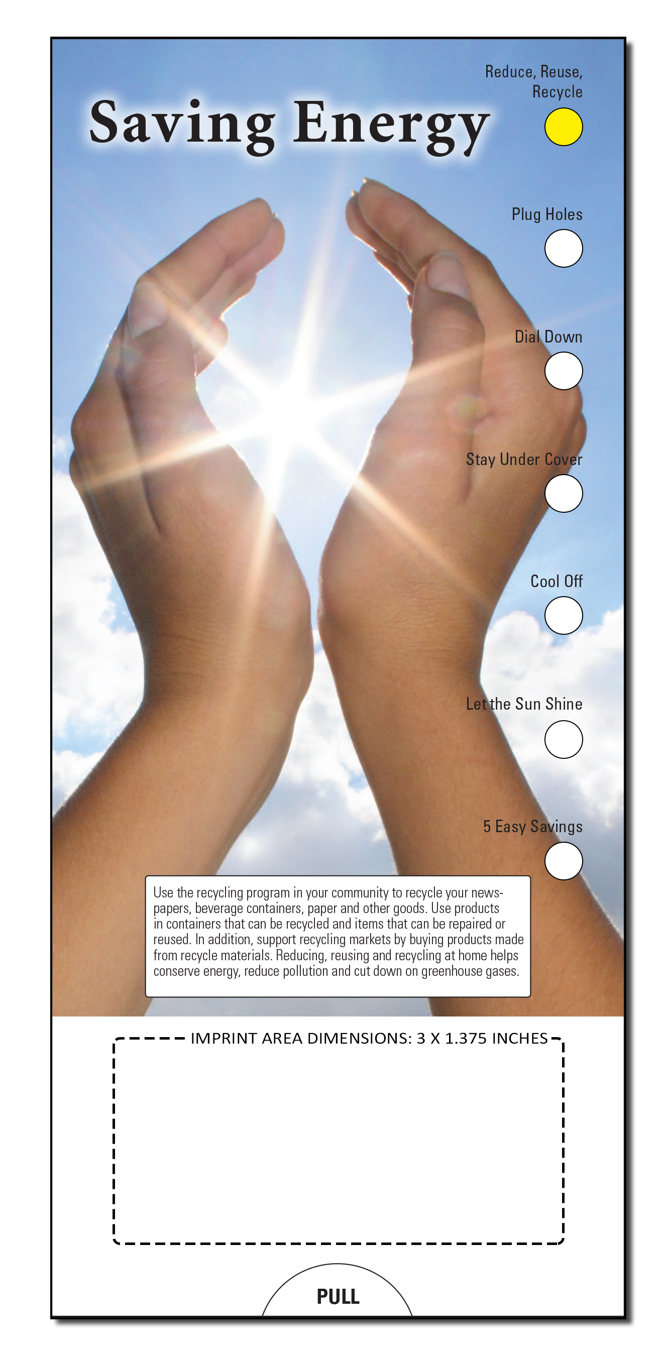 SLIDE CHART - Saving Energy Slide Chart 3