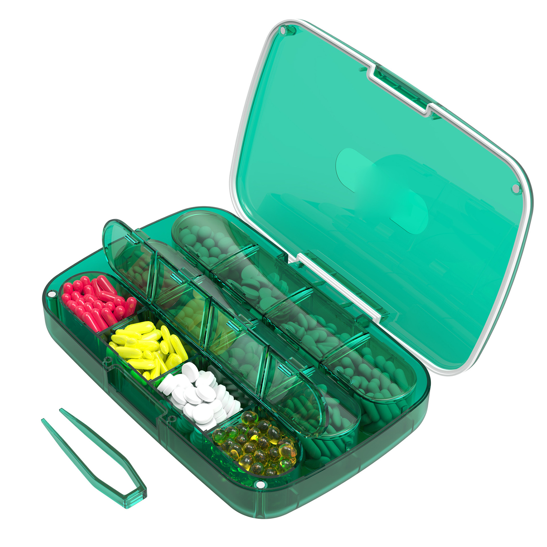 Waterproof Large Travel Pill Organizer 2