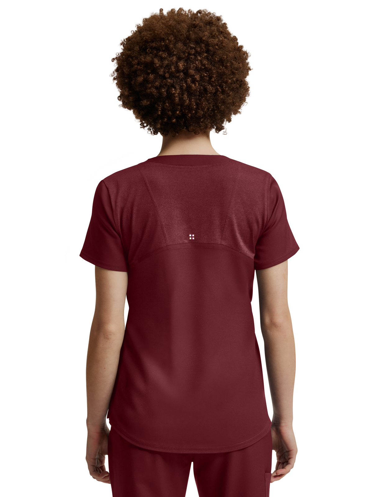 White Cross - VIBE - Women's Three-Pocket Curved V-Neckline Top 35