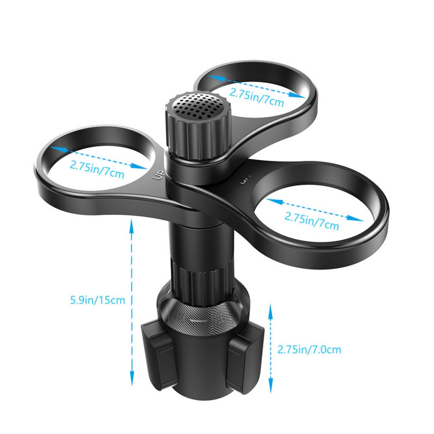3 in 1 ABS Adjustable Car Cup Holder 4